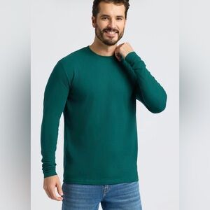 True Classic Long Sleeve Crew Neck Deep Emerald XL